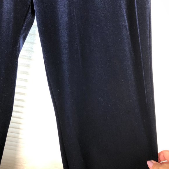 Vintage R & M Richards Petite High Waist Velvet Pants Quiet Luxury Comfy - Picture 13 of 16
